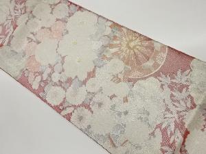 リサイクル 佐賀錦花車模様織出し袋帯